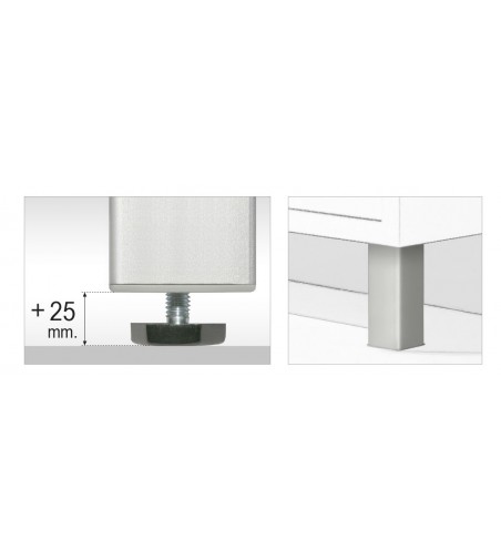 Pata Decorativa Plástico Regulable H100 mm |  AndaserStore OFERTA