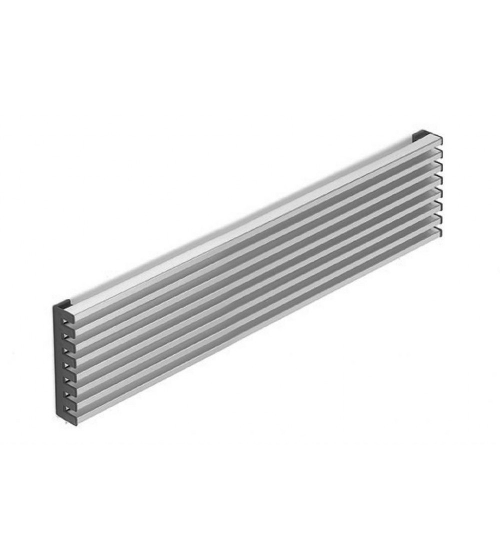 Rejilla Aireación 8 lamas Inox 60 cm Inox y Blanco |  AndaserStore OFERTA