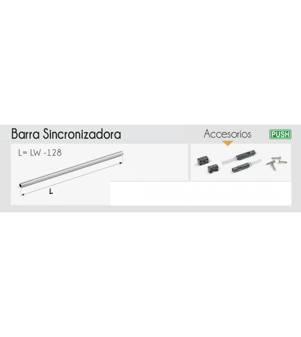 Barra Sincronizadora Push Cajón Techno Style | AndaserStore OFERTA