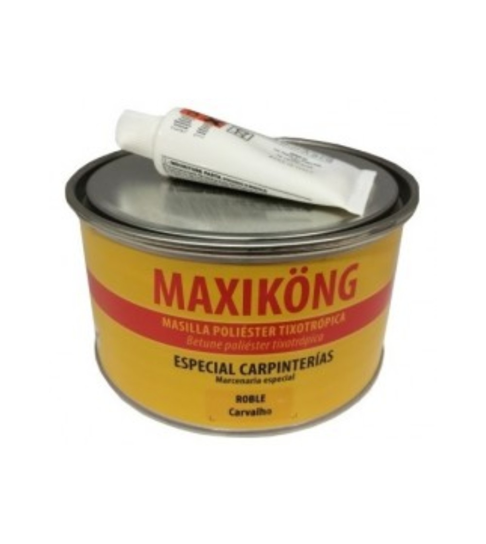 MaxiKong Masilla Poliéster 1 Kg + Endurecedor 35 gr | AndaserStore OFERTA