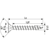 Tornillo Spax 4,5x50 Cabeza Plana Wirox 500 Und | AndaserStore OFERTA