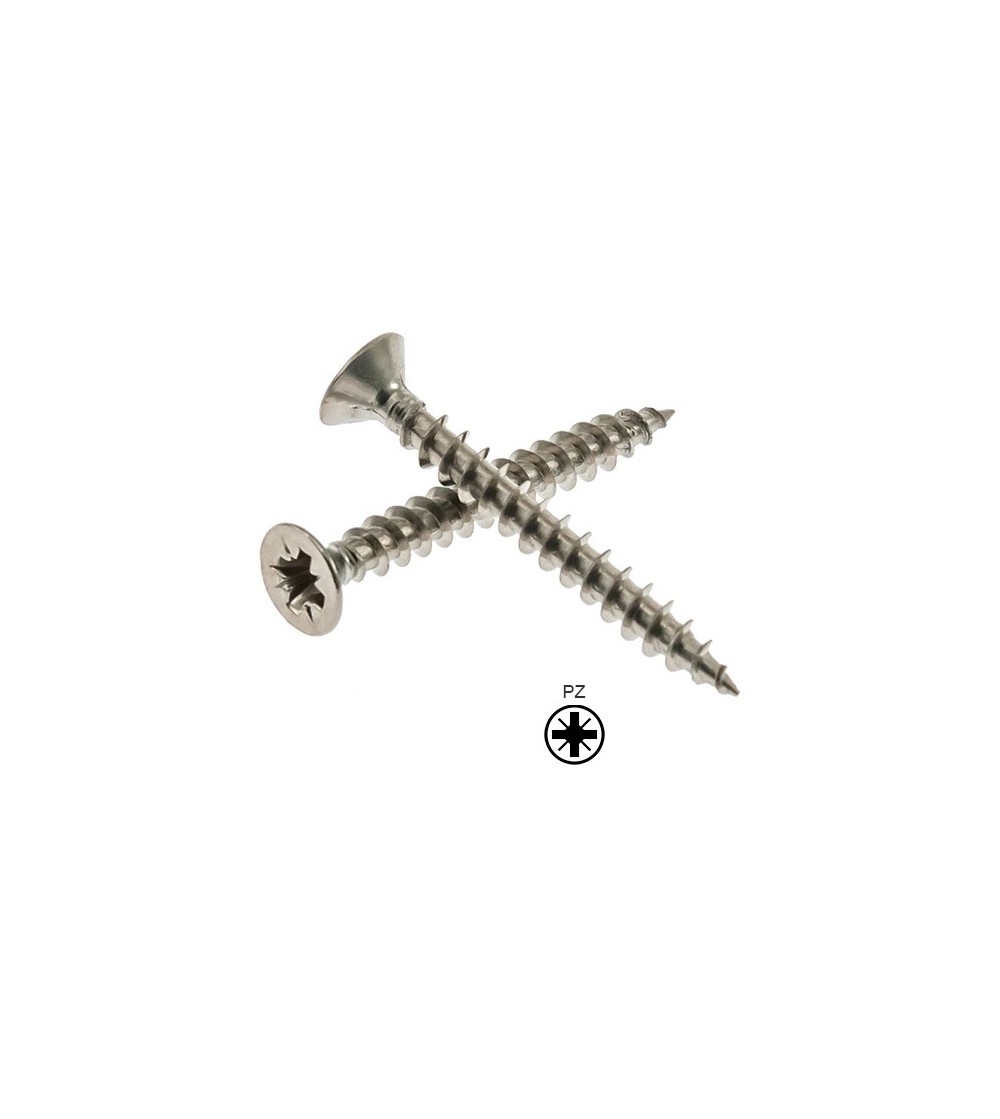 Tornillo Cabeza Plana Pozidrive Galvanizado 2,5x16 | AndaserStore OFERTA