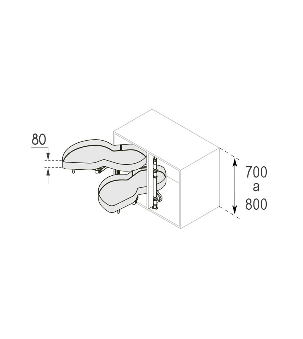 Esquinera Gemela Extraíble Mod.100 NEO System | AndaserStore OFERTA