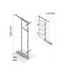 Columna Extraíble 6 Cestos Neo System Alt. 125-157 | AndaserStore OFERTA OFERTA