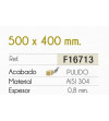 Fregadero Cocina Acero Inox Serie Berlín 50x40 cm | AndaserStore OFERTA