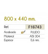 Fregadero Cocina Acero Inox Mod. Viena 80x48 cm | AndaserStore OFERTA