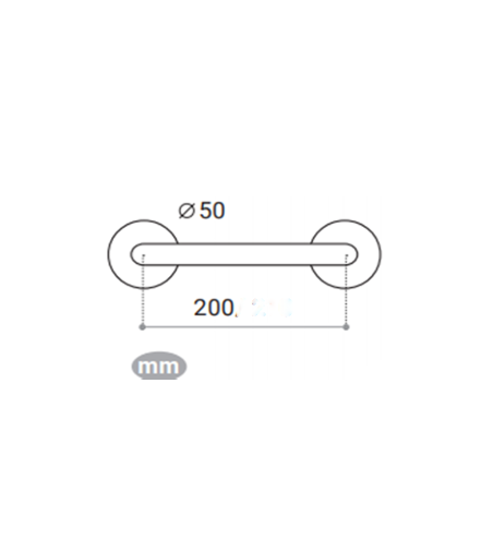 Manillón Roseta Redonda Niquel Sat. 200 mm Vega | AndaserStore OFERTA