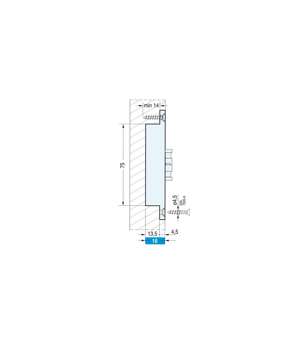 Bisagra Oculta Alfa 29 3D 40 Kg | AndaserStore OFERTA