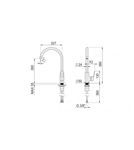 Grifo Cocina Mod. Kreta Blanco | AndaserStore OFERTA