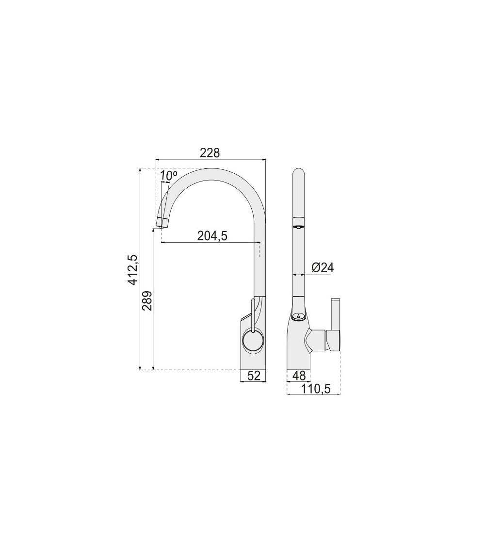 Grifo Cocina Mod. Osmo-Five Cromo | AndaserStore OFERTA