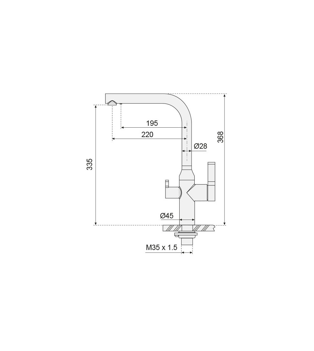 Grifo Cocina Mod. Osmo-Nox Inox | AndaserStore OFERTA