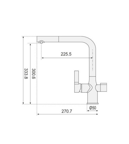 Grifo Cocina Mod. Osmo-One Latón | AndaserStore OFERTA