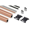 Kit Puerta Corredera Armario Madera Cerezo 16 mm OFERTA