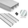 Kit Guías 3 Carriles Armario Puertas Correderas Plata Mate | AndaserStore OFERTA