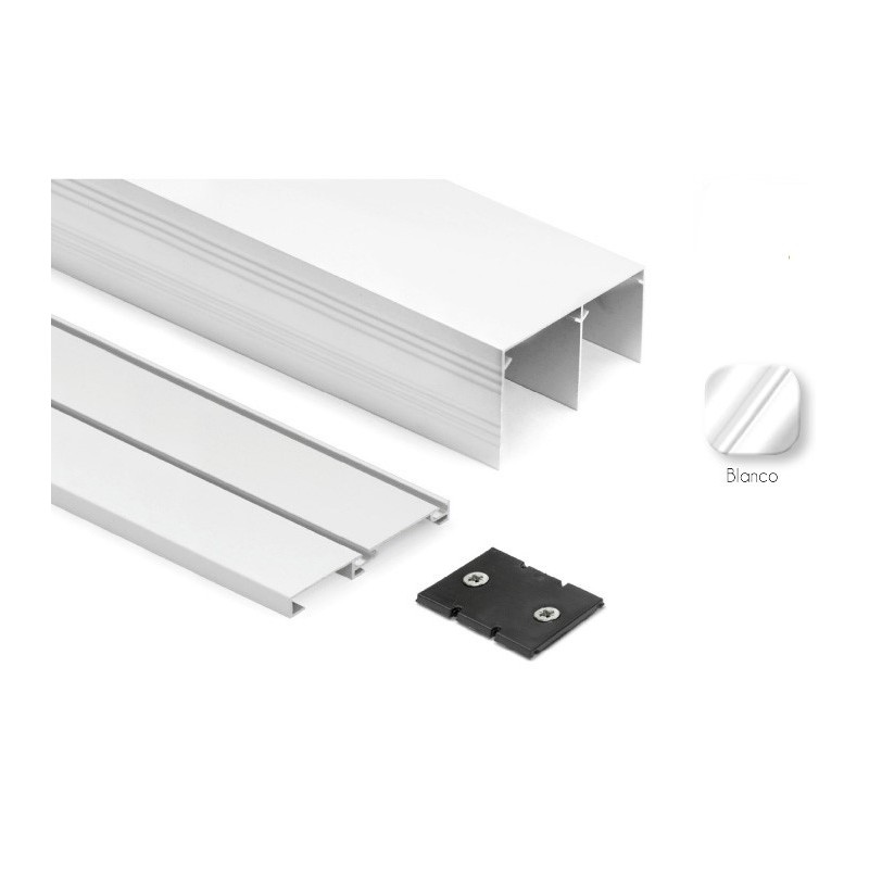 Kit Guías Armario Puertas Correderas Blanco | AndaserStore OFERTA