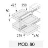 Mecanismo Rincón Extraíble Mod.80 NEO System Blanco | AndaserStore OFERTA