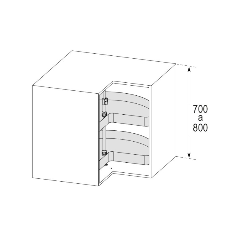 Mecanismo Giratorio 270º Mod.80 NEO System Blanco | AndaserStore OFERTA