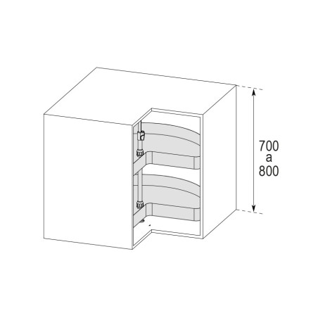 Mecanismo Giratorio 270º Mod.80 NEO System Blanco | AndaserStore OFERTA